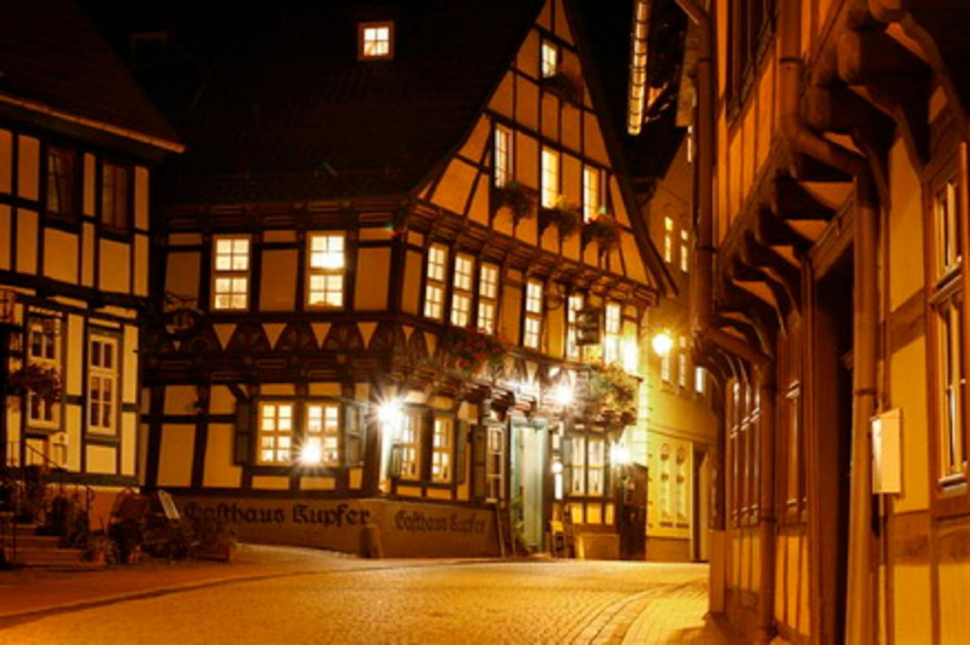 Hotel Gasthaus Kupfer Stolberg i. Harz Exterior foto