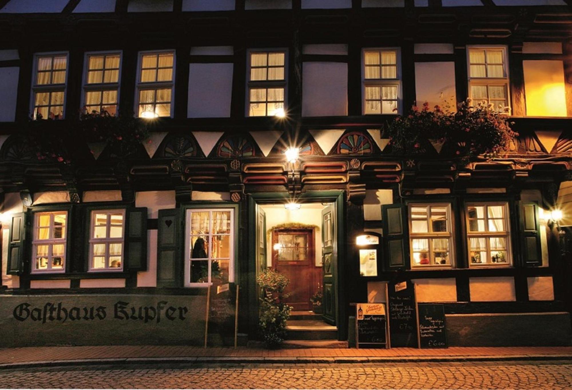 Hotel Gasthaus Kupfer Stolberg i. Harz Exterior foto