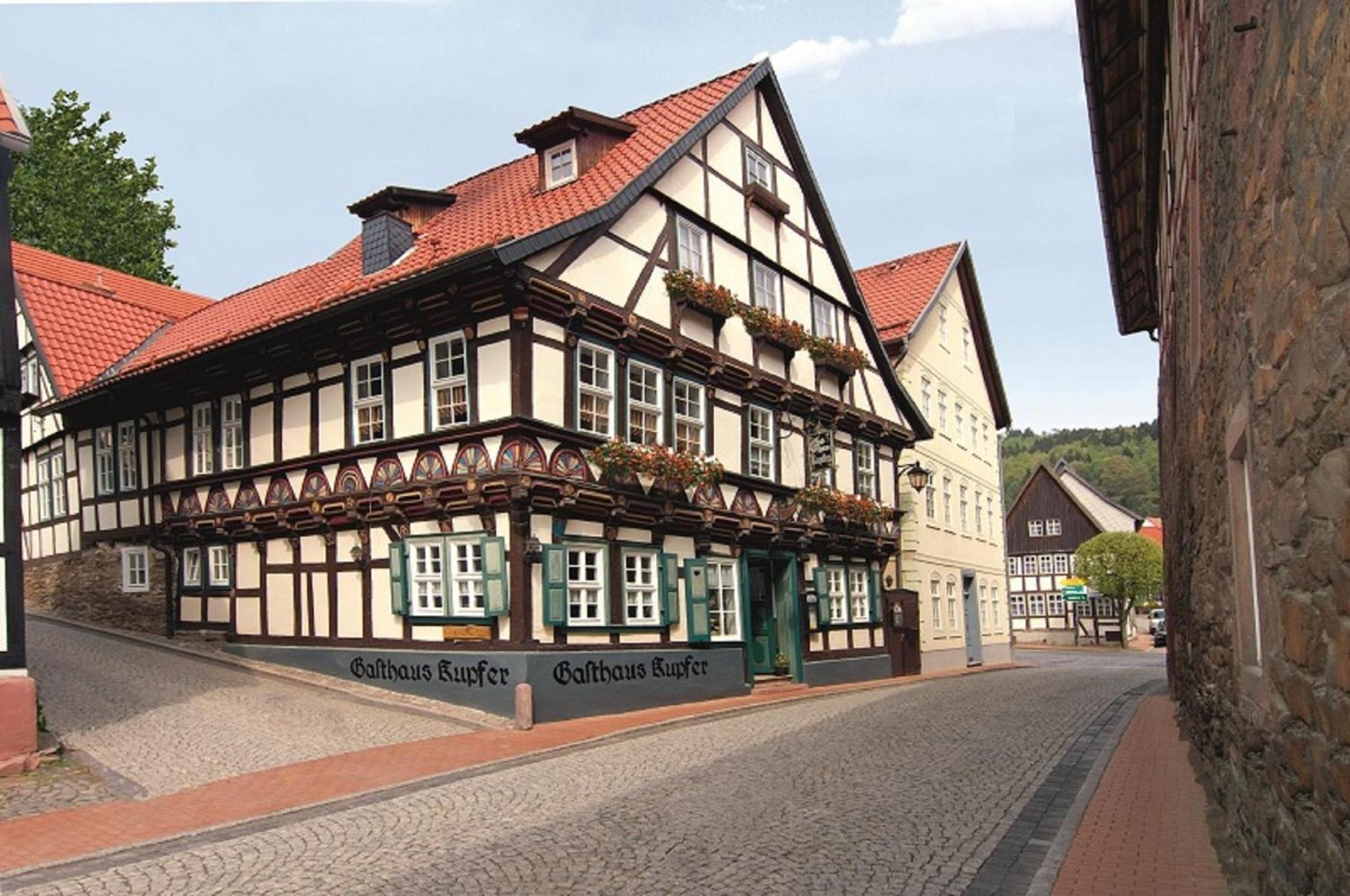 Hotel Gasthaus Kupfer Stolberg i. Harz Exterior foto