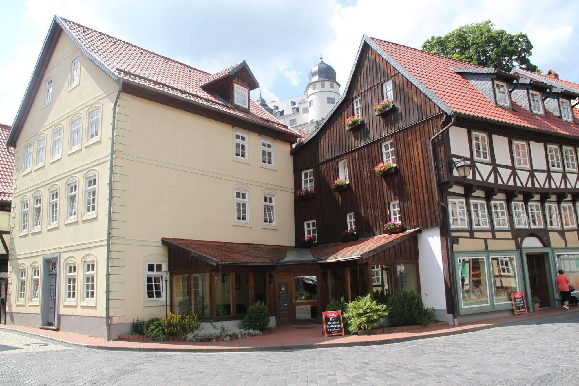 Hotel Gasthaus Kupfer Stolberg i. Harz Exterior foto